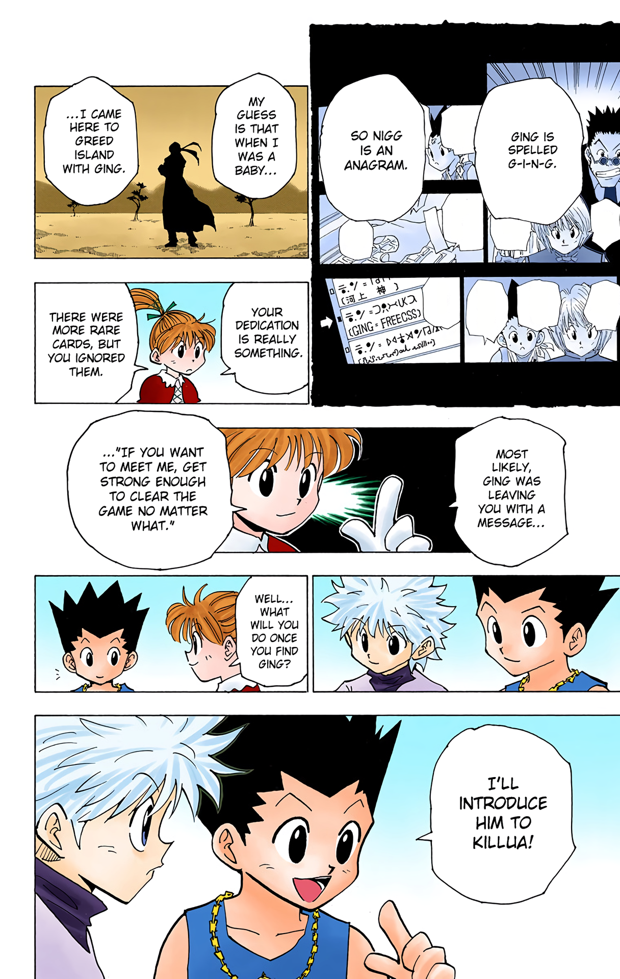 Halaman dari HUNTER x HUNTER (Official Colored) Chapter 185