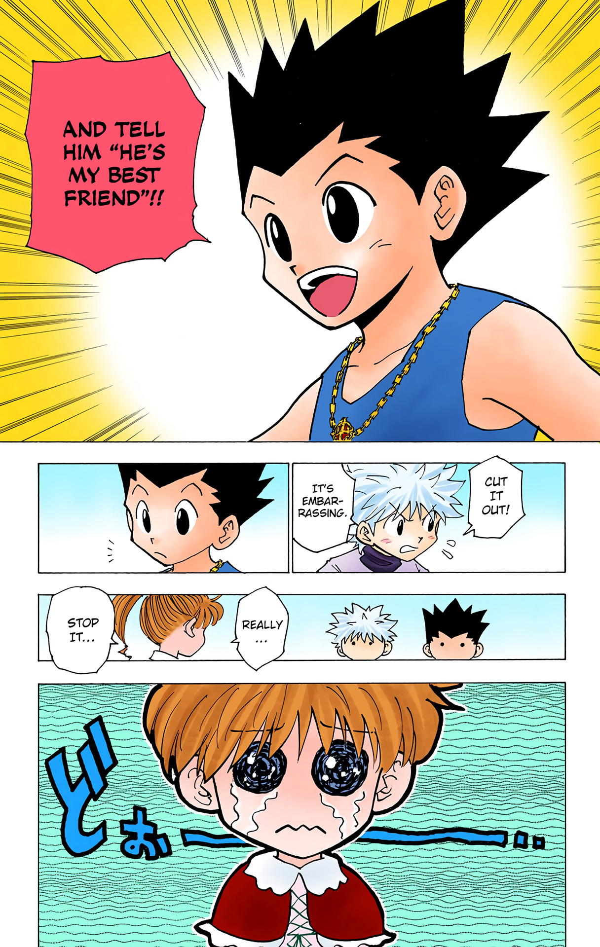 Halaman dari HUNTER x HUNTER (Official Colored) Chapter 185