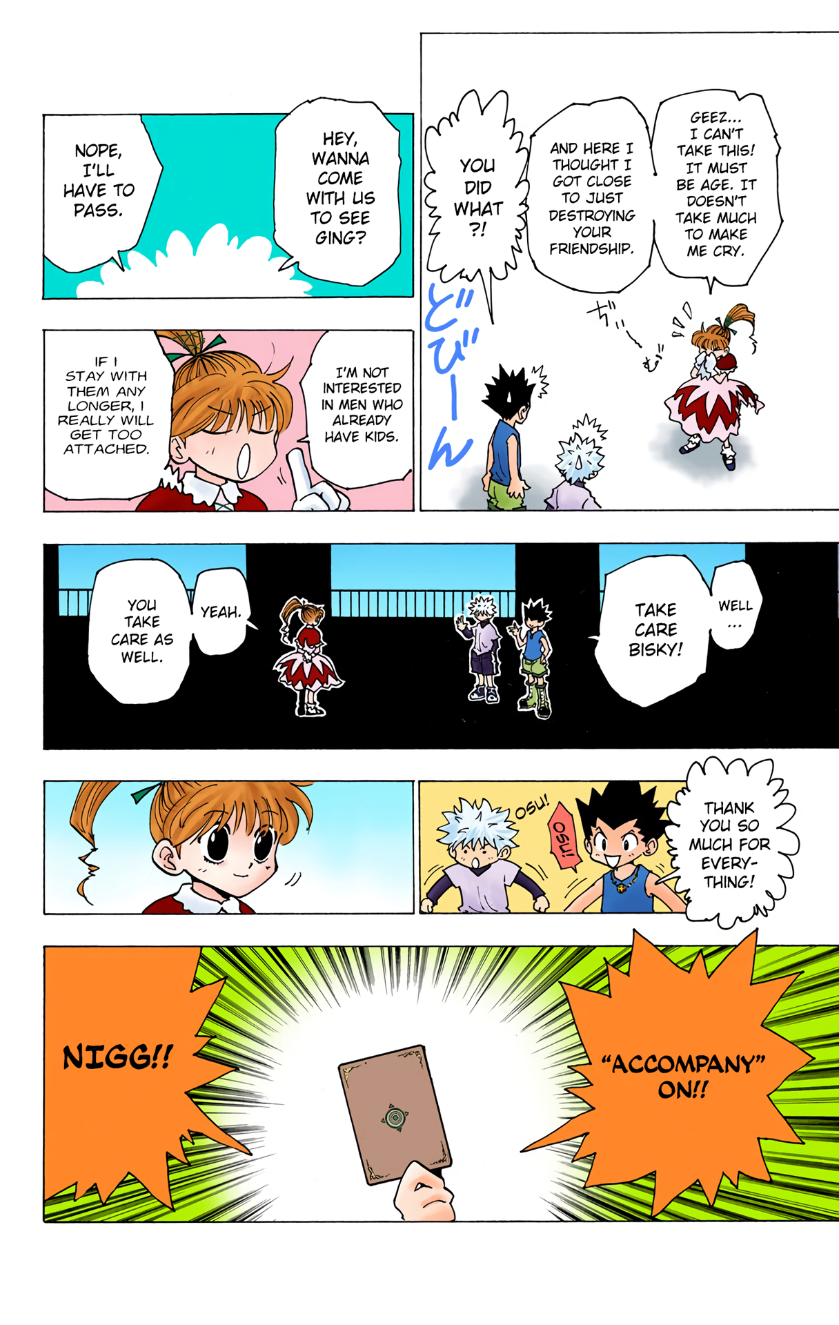 Halaman dari HUNTER x HUNTER (Official Colored) Chapter 185