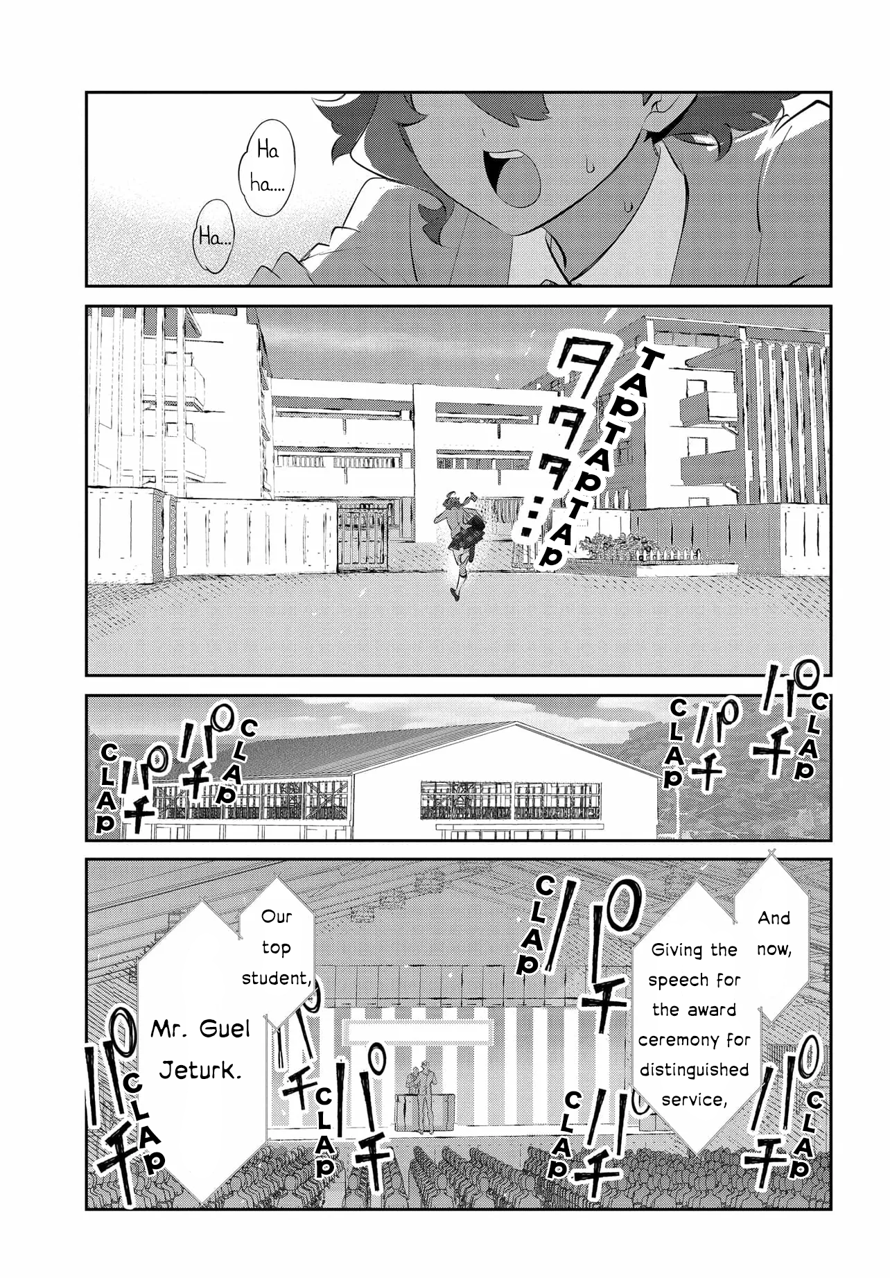 Halaman dari Mobile Suit Gundam: The Witch from Mercury - Frontiers in Glory Days Chapter 1