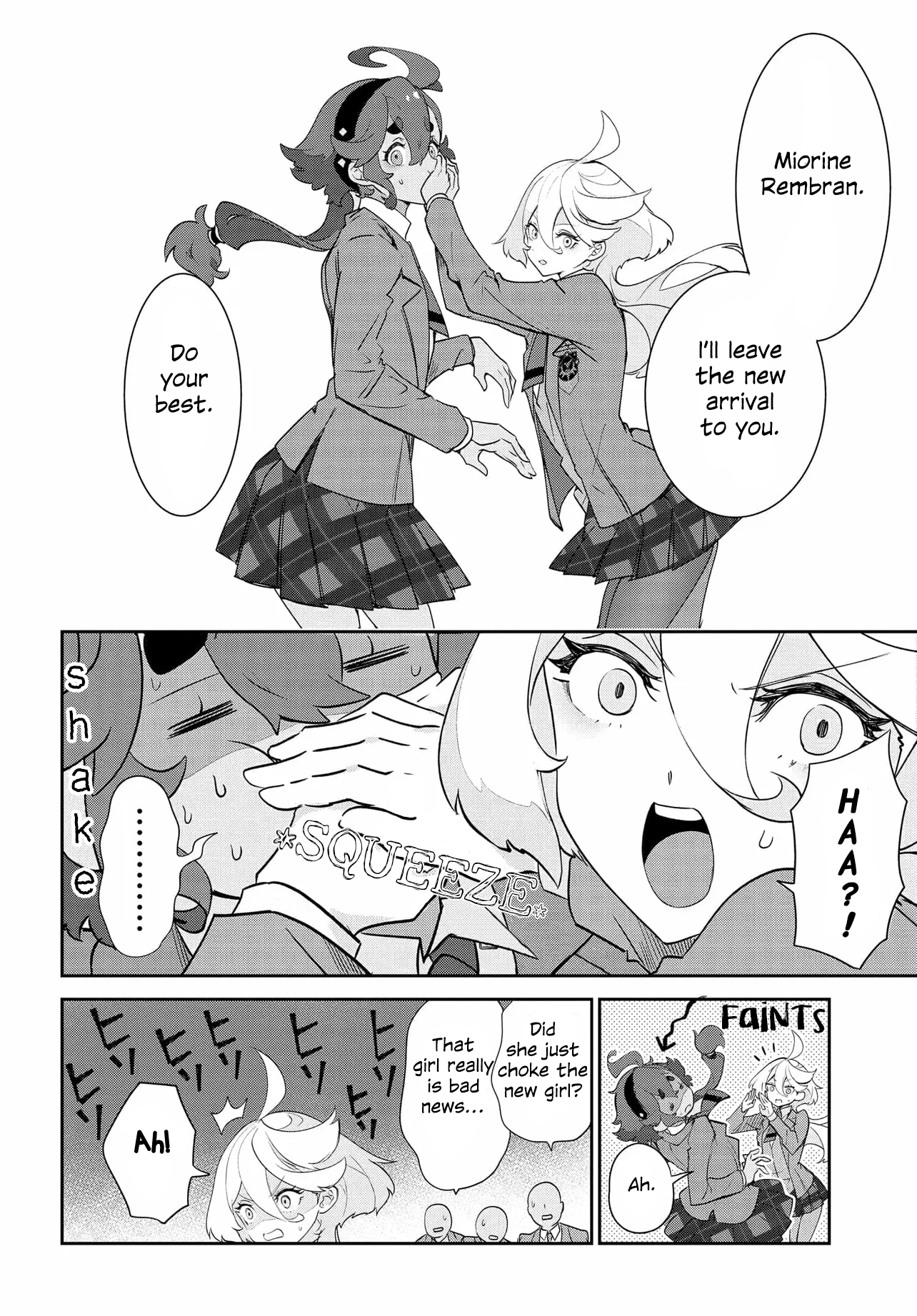 Halaman dari Mobile Suit Gundam: The Witch from Mercury - Frontiers in Glory Days Chapter 1