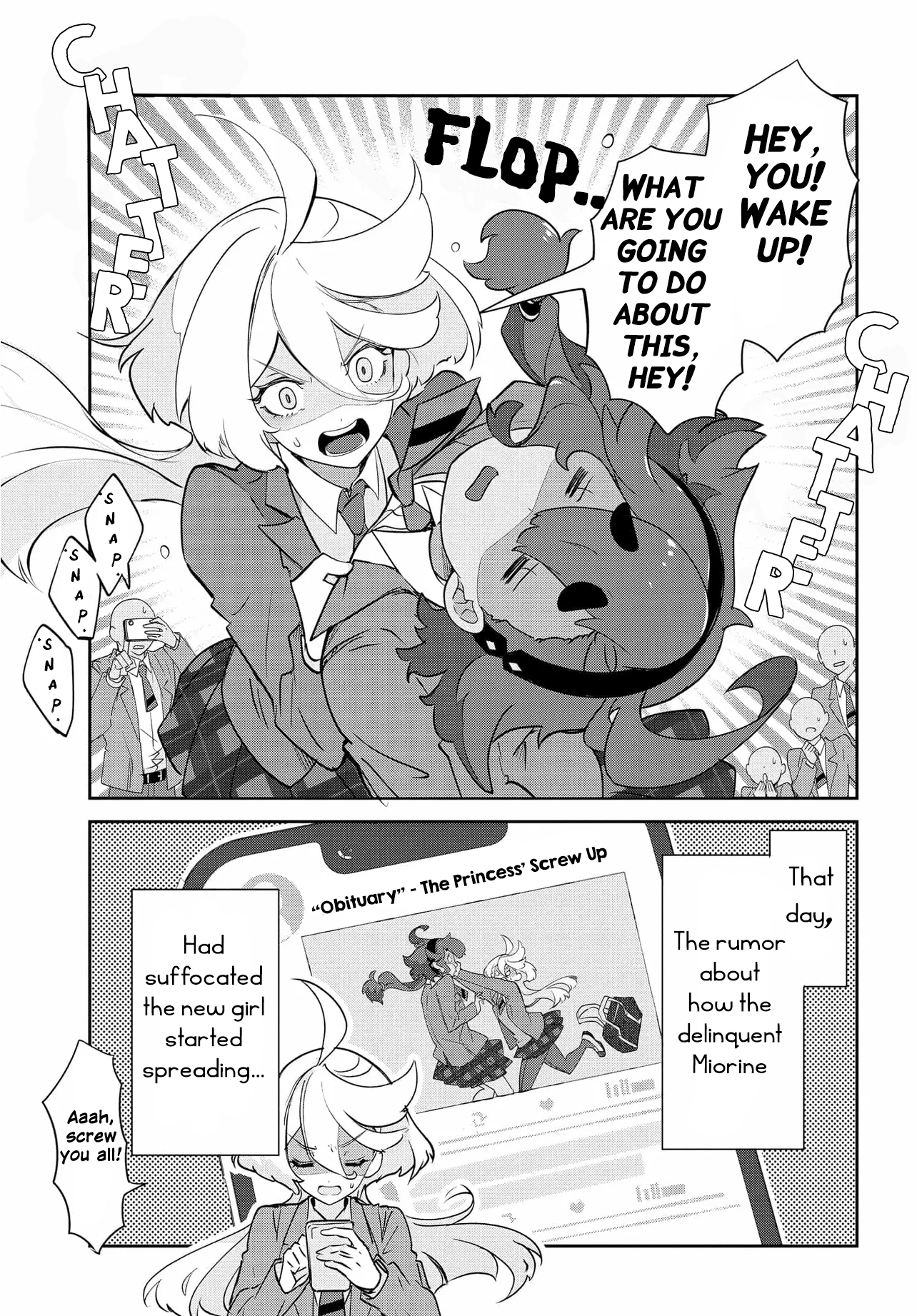 Halaman dari Mobile Suit Gundam: The Witch from Mercury - Frontiers in Glory Days Chapter 1