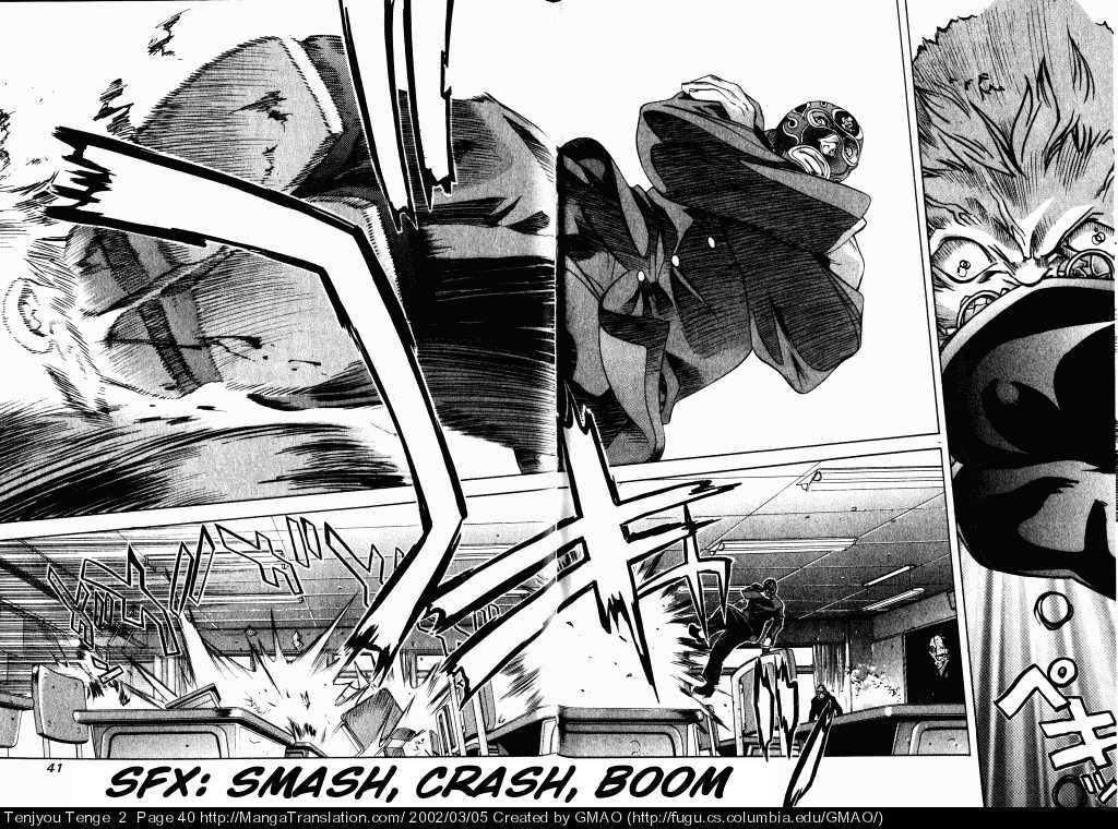 Halaman dari Tenjou Tenge Chapter 8