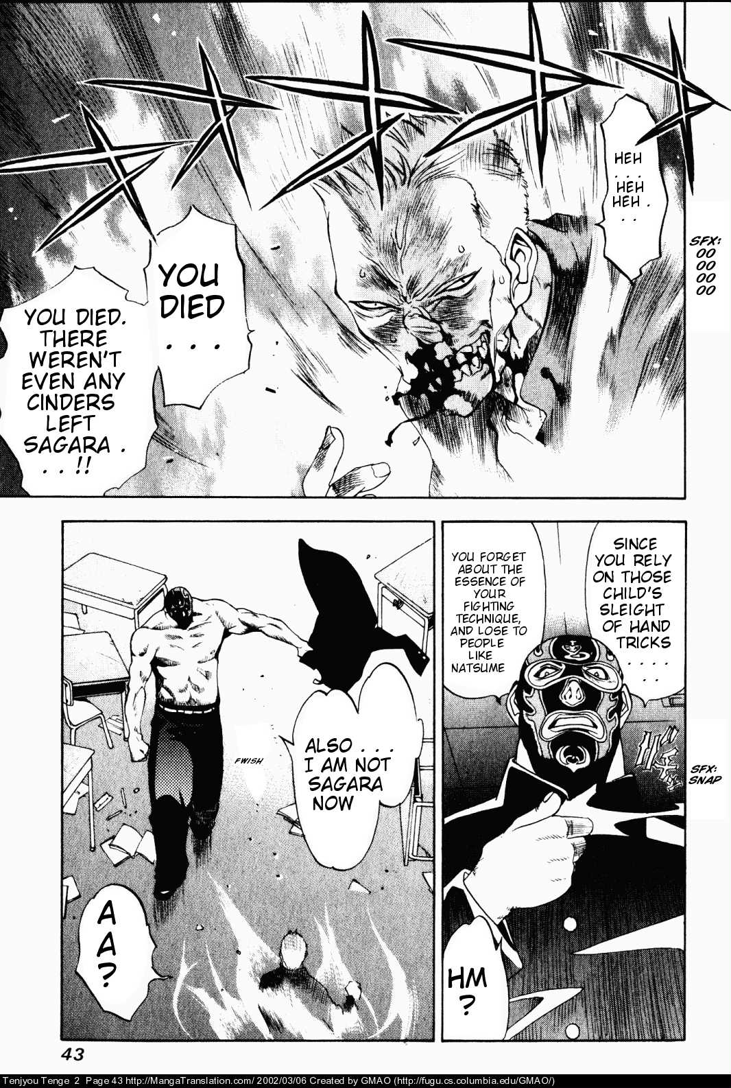 Halaman dari Tenjou Tenge Chapter 8