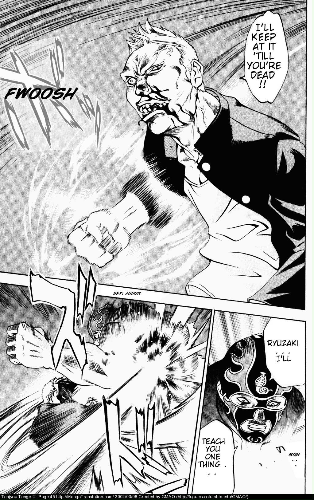 Halaman dari Tenjou Tenge Chapter 8