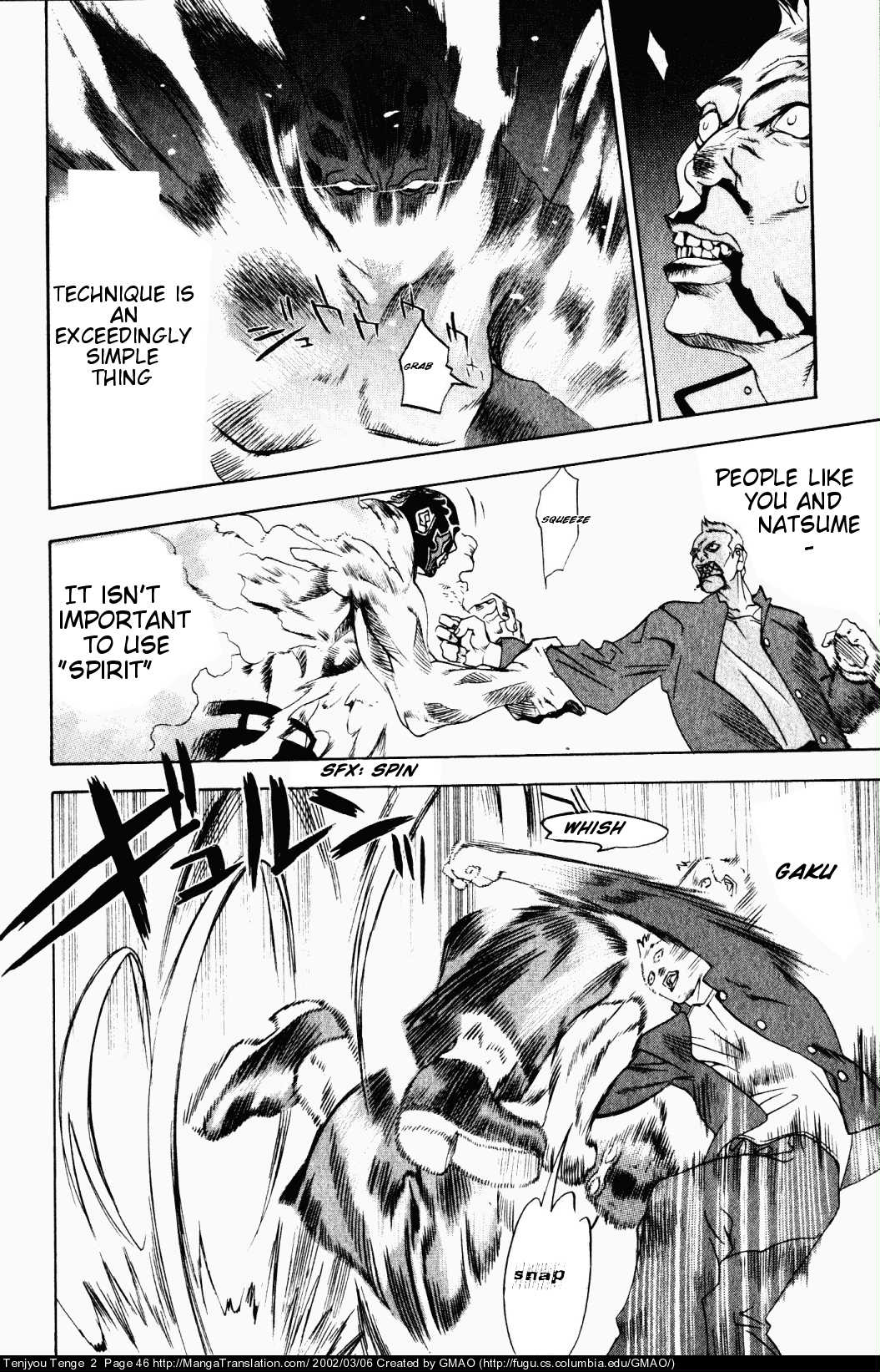 Halaman dari Tenjou Tenge Chapter 8