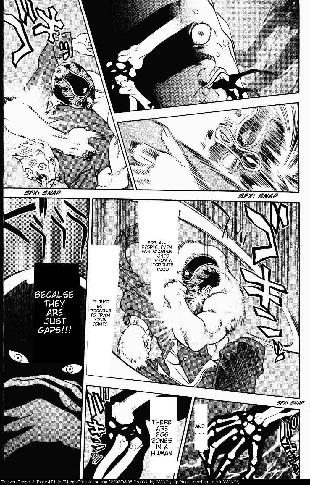 Halaman dari Tenjou Tenge Chapter 8