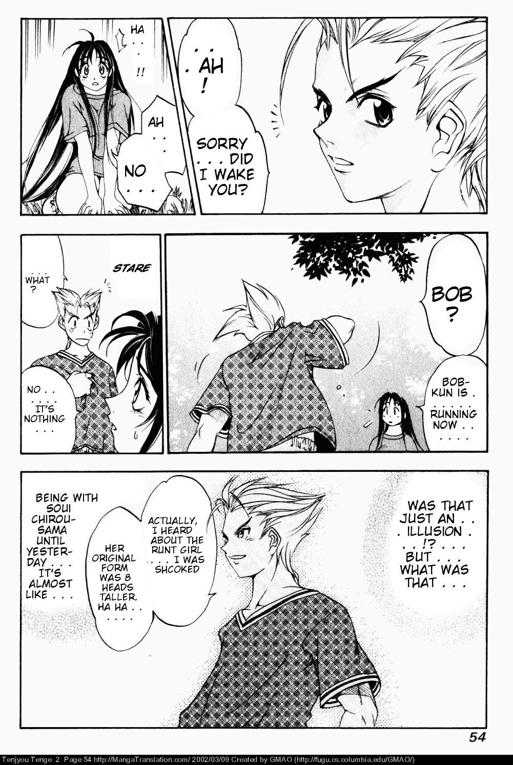 Halaman dari Tenjou Tenge Chapter 8