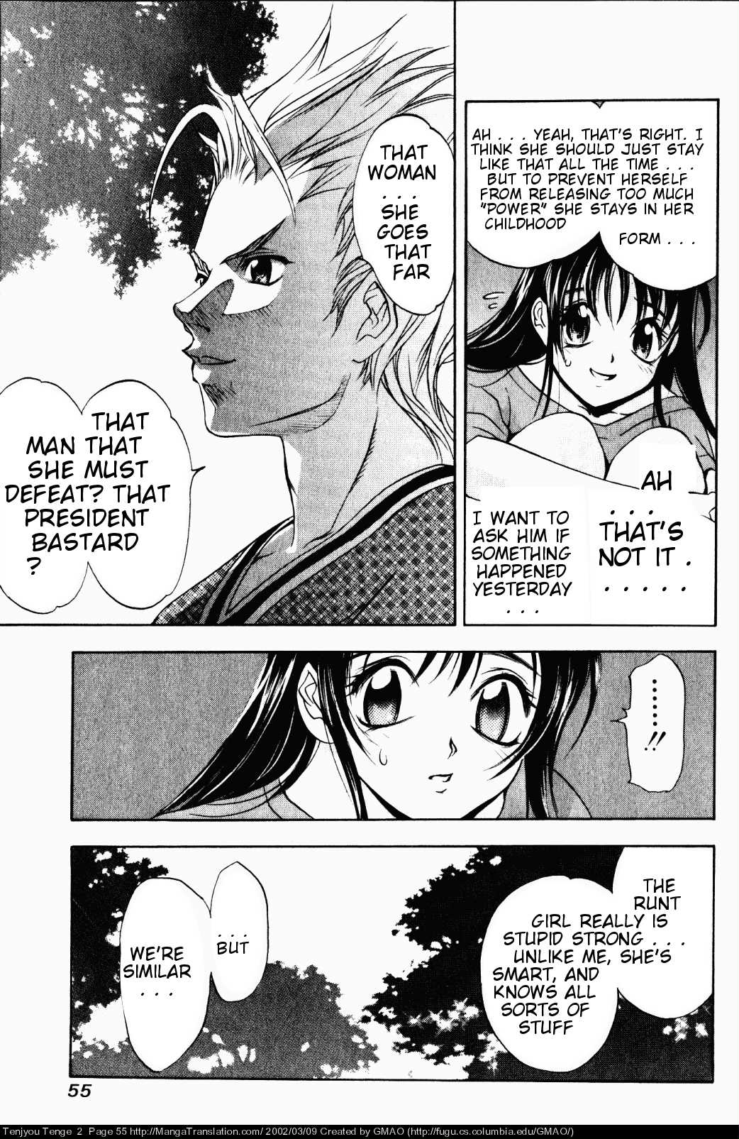 Halaman dari Tenjou Tenge Chapter 8