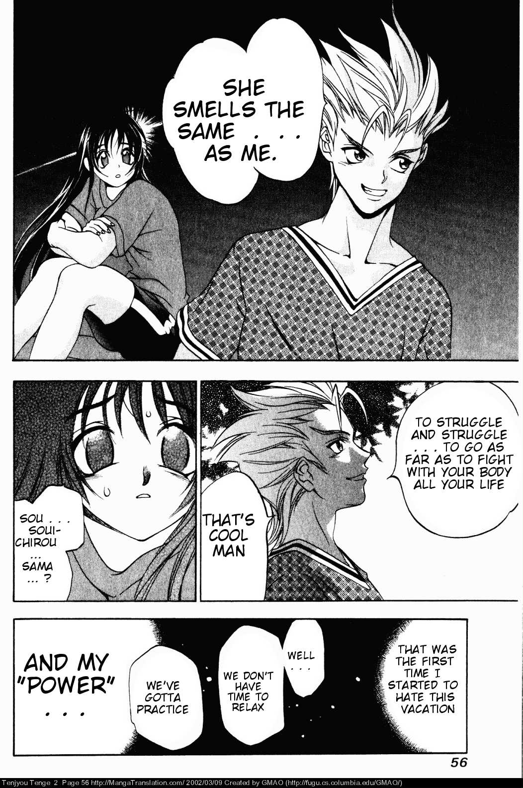 Halaman dari Tenjou Tenge Chapter 8