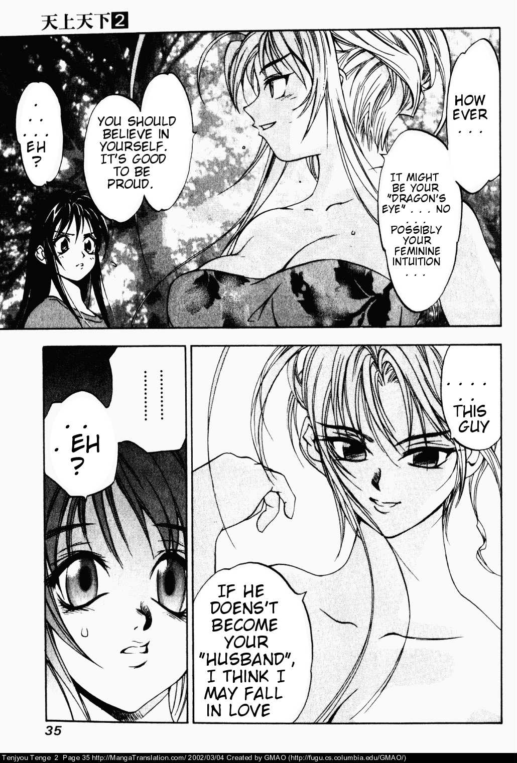 Halaman dari Tenjou Tenge Chapter 8