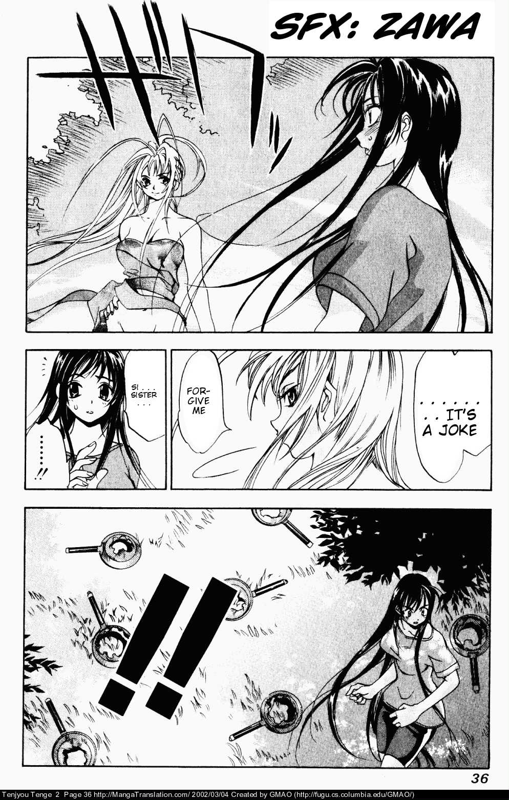 Halaman dari Tenjou Tenge Chapter 8