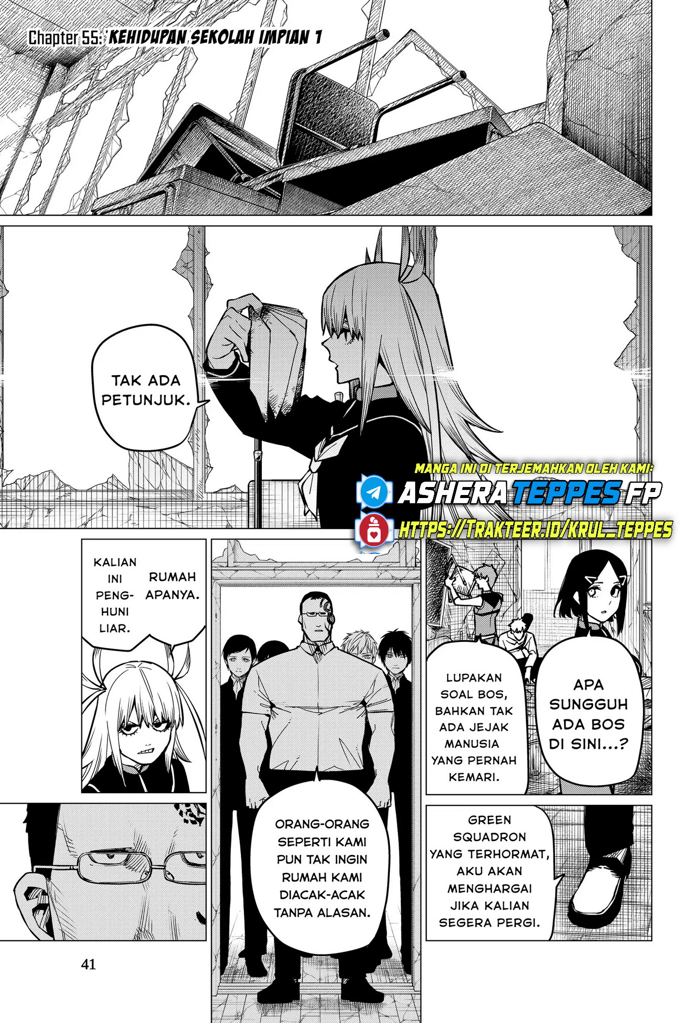 Sentai Daishikkaku Chapter 55 - halaman 2