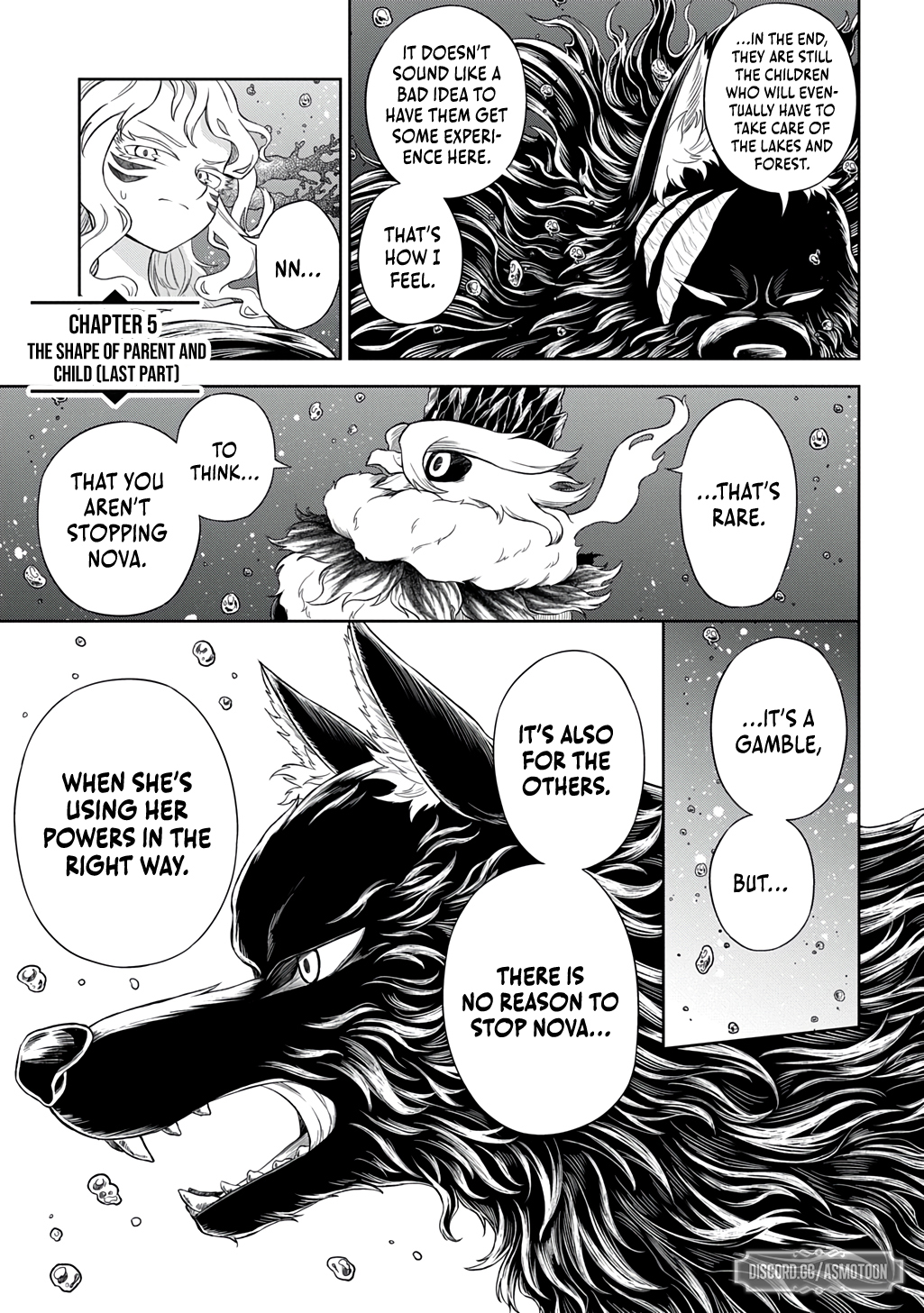 Halaman dari Mamono no Mori no Shojo Nova Chapter 5