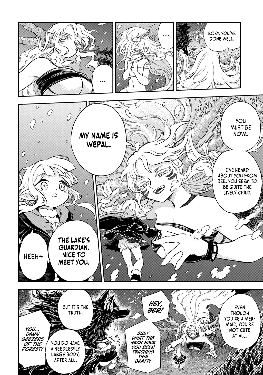 Halaman dari Mamono no Mori no Shojo Nova Chapter 5