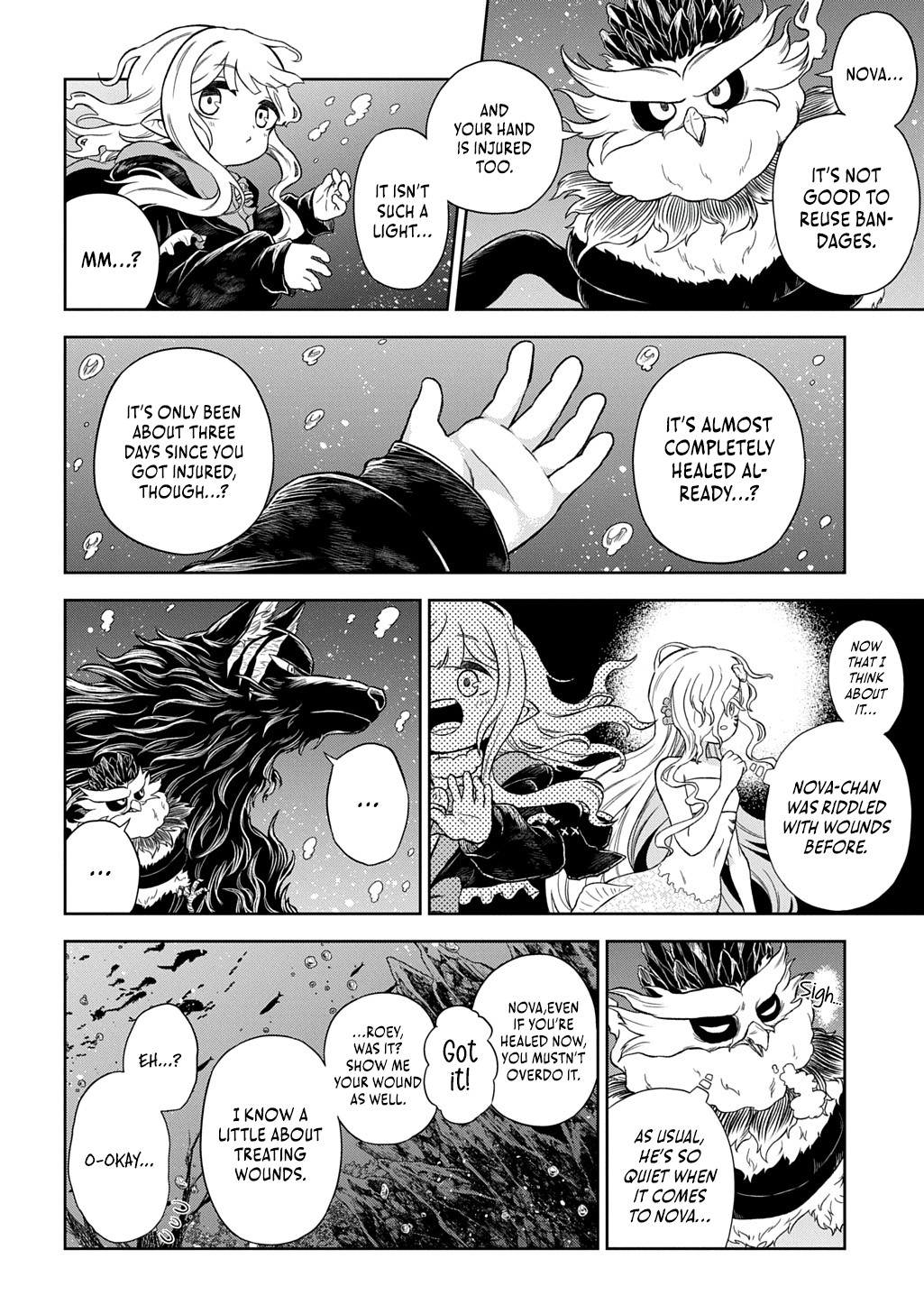 Halaman dari Mamono no Mori no Shojo Nova Chapter 5