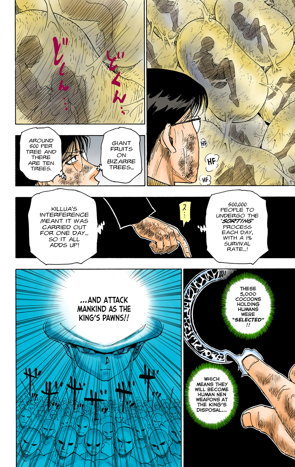 Halaman dari HUNTER x HUNTER (Official Colored) Chapter 251