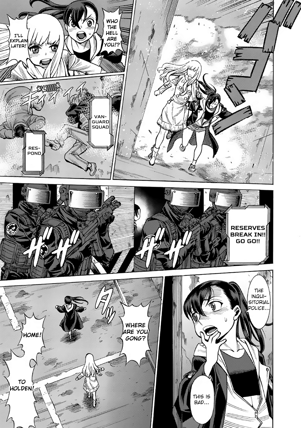 Halaman dari Dance in the Vampire Bund A.S.O. Chapter 8