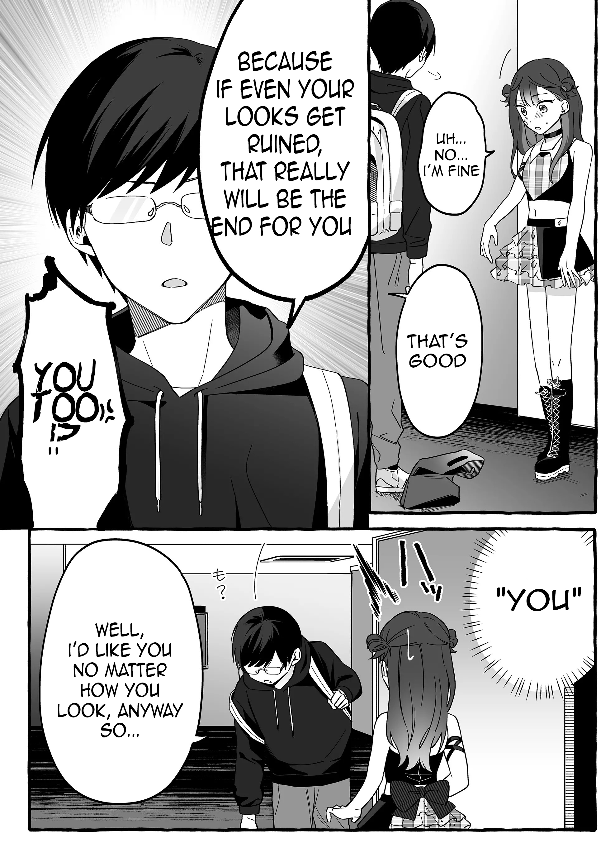 Halaman dari Damedol to Sekai ni Hitori Dake no Fan Chapter 3