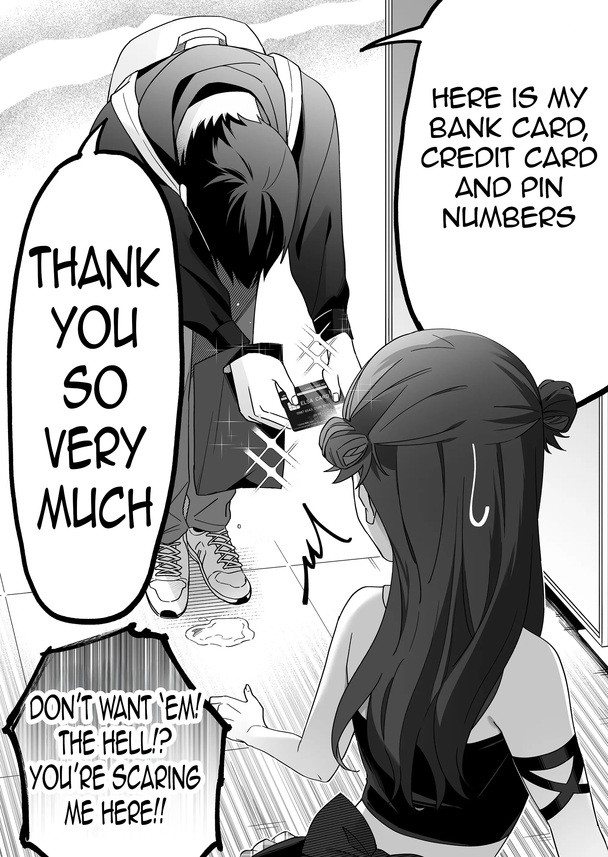 Halaman dari Damedol to Sekai ni Hitori Dake no Fan Chapter 3