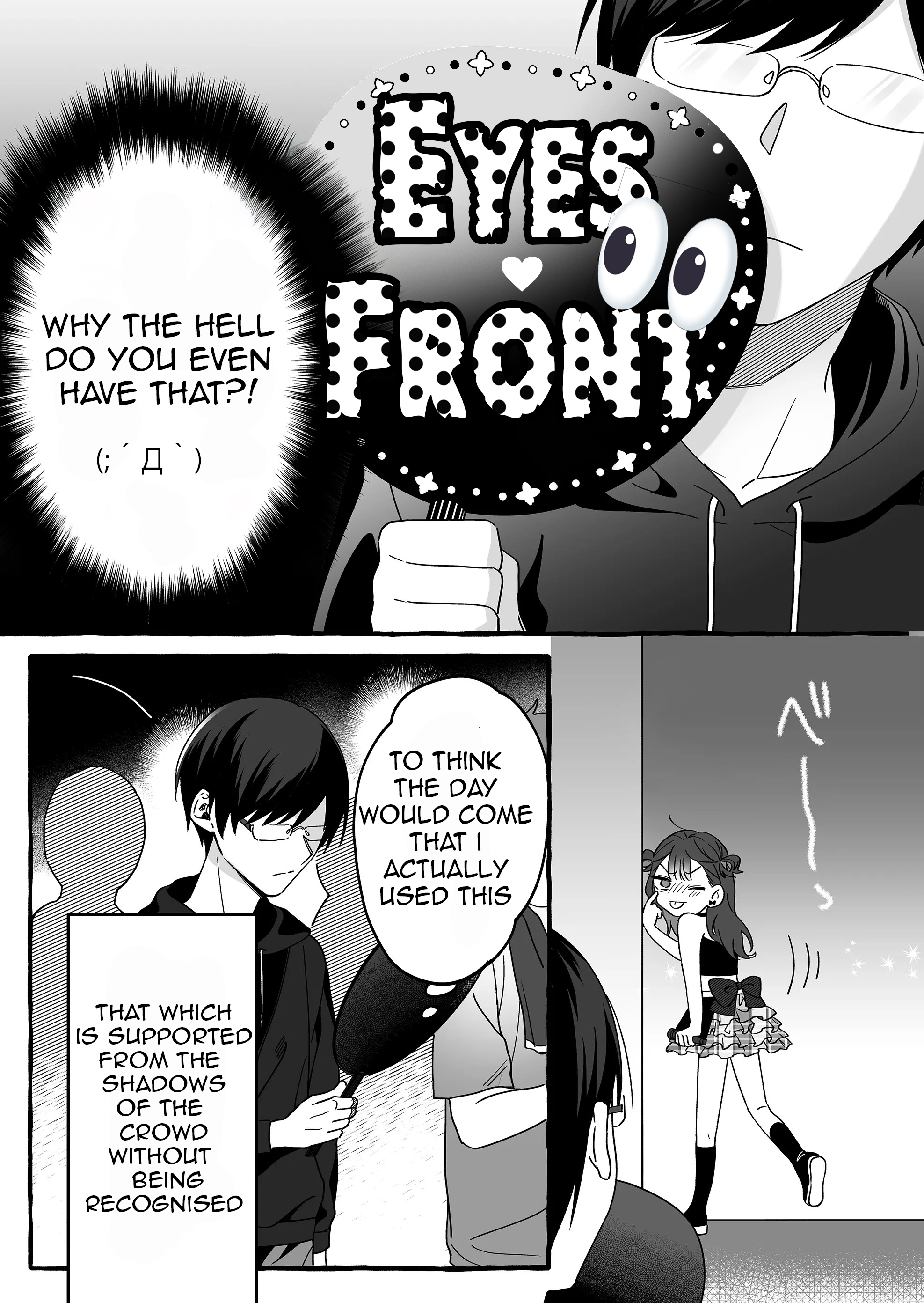 Halaman dari Damedol to Sekai ni Hitori Dake no Fan Chapter 3