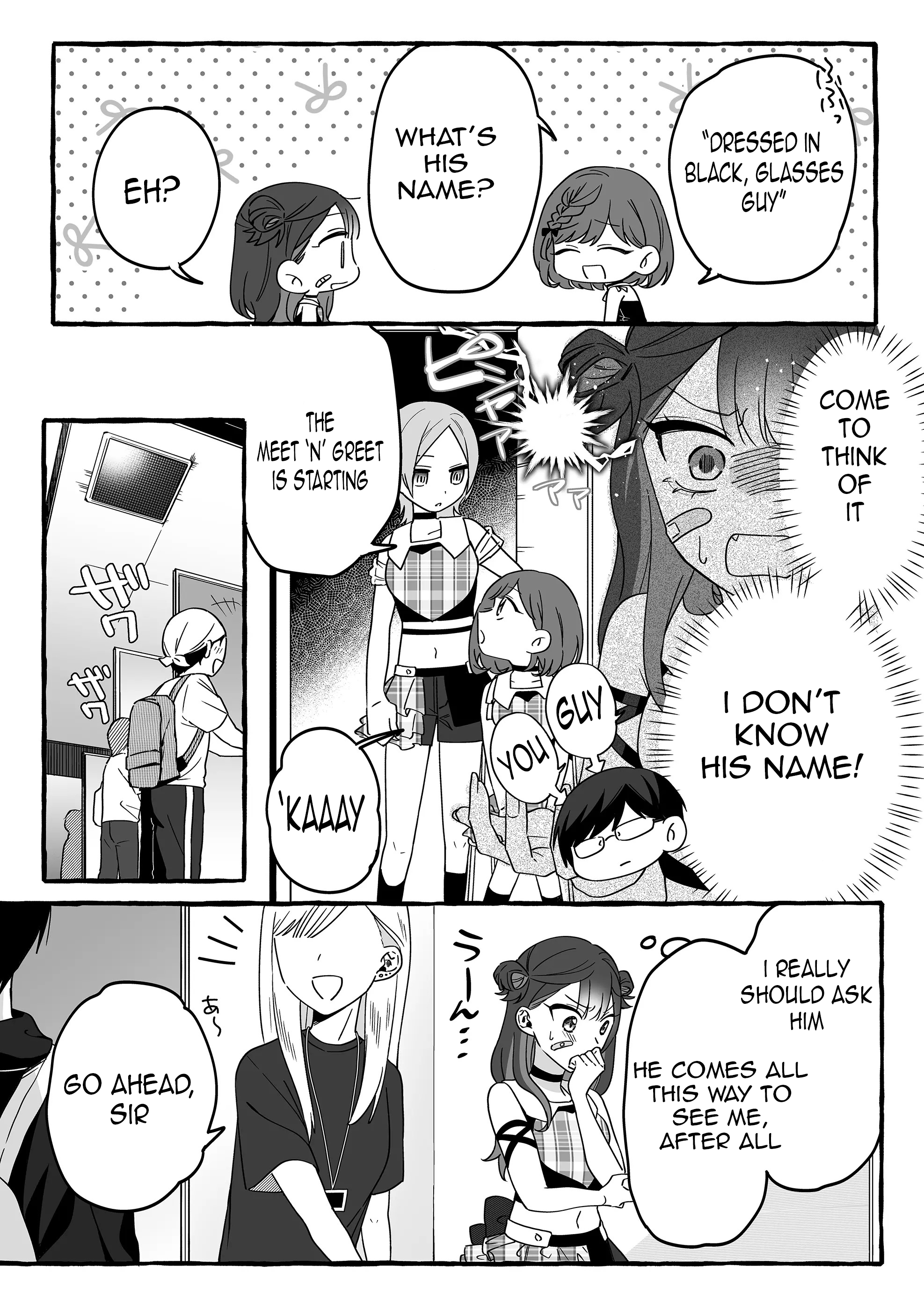 Halaman dari Damedol to Sekai ni Hitori Dake no Fan Chapter 3