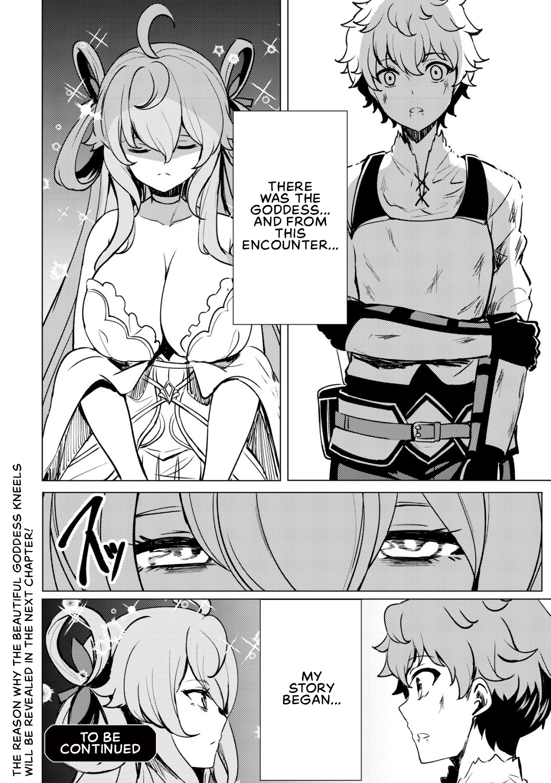 Halaman dari Dore dake Doryoku Shite mo Mannen Level 0 no Ore wa Tsuihou Sareta ~Shin no Teki to Yobareta Shounen wa, Shachiku Megami to Deatte Saikyou no Chikara wo Te ni Ireru~ Chapter 1