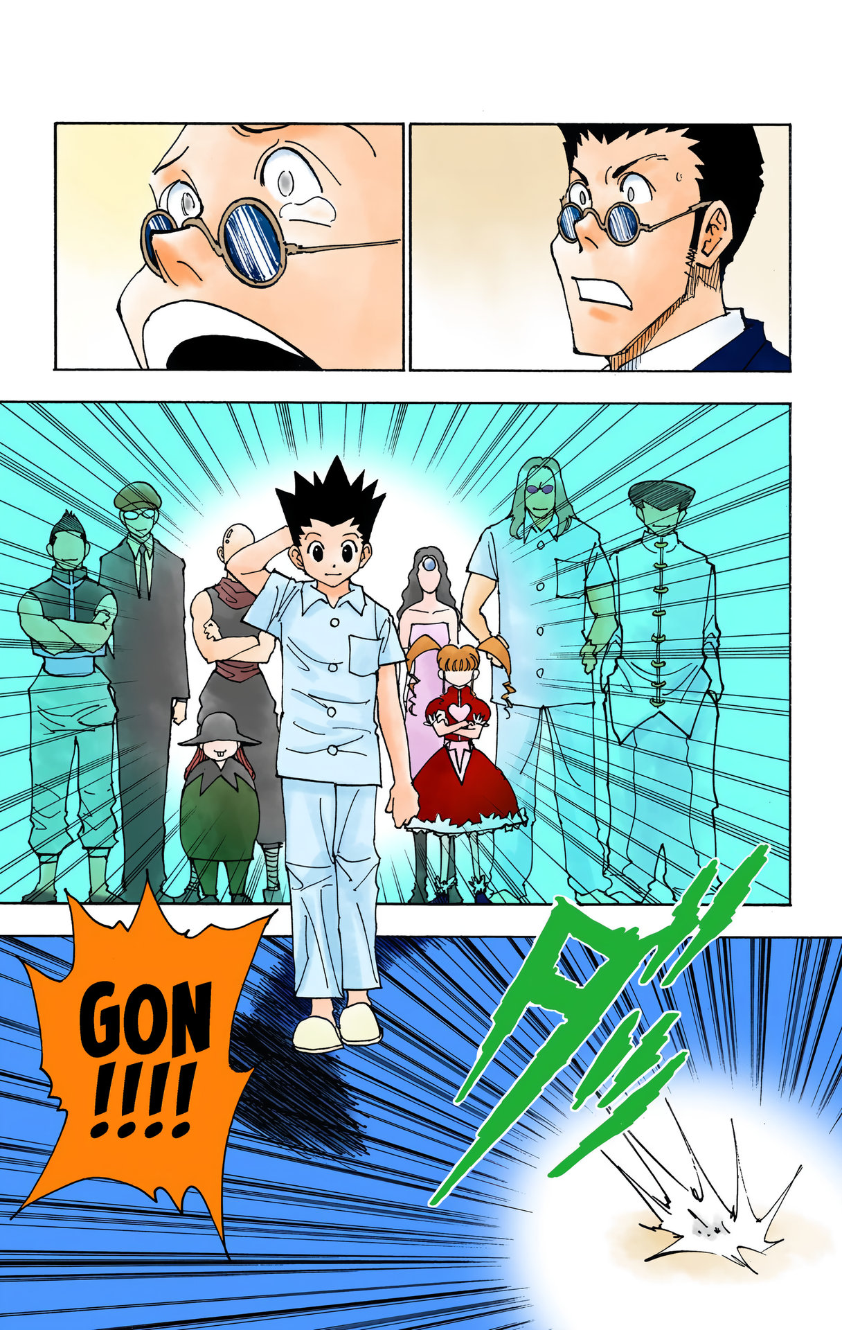 Halaman dari HUNTER x HUNTER (Official Colored) Chapter 334