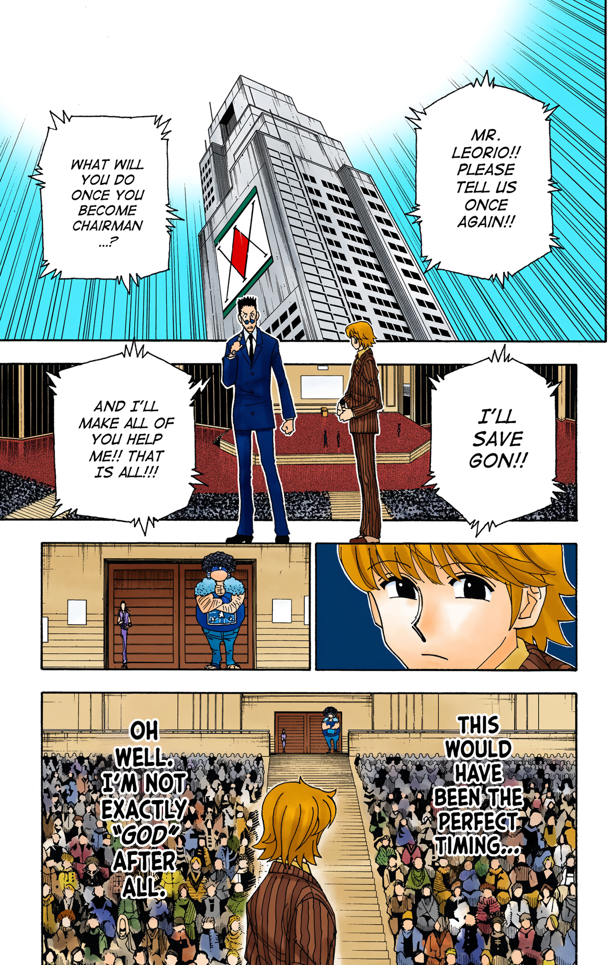 Halaman dari HUNTER x HUNTER (Official Colored) Chapter 334