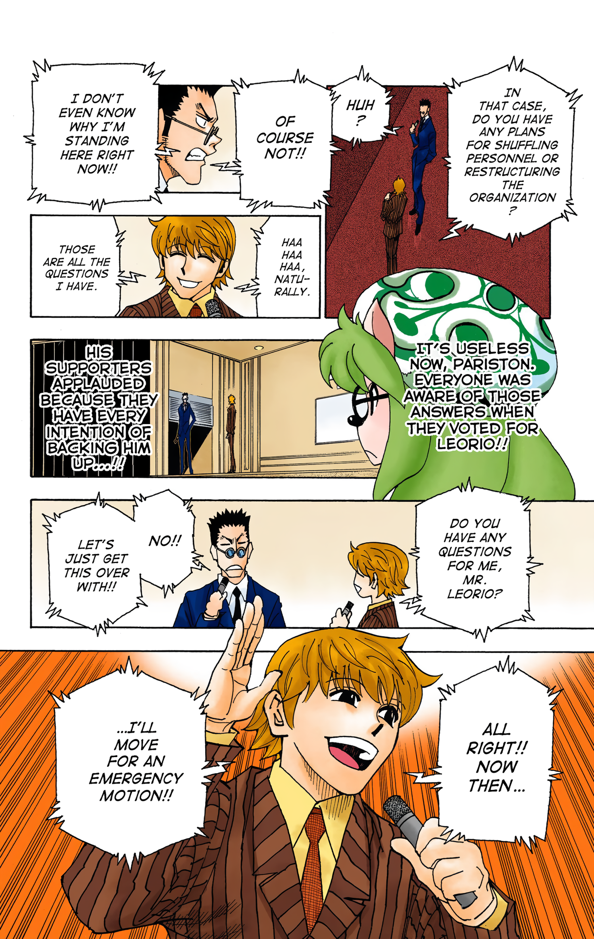 Halaman dari HUNTER x HUNTER (Official Colored) Chapter 334