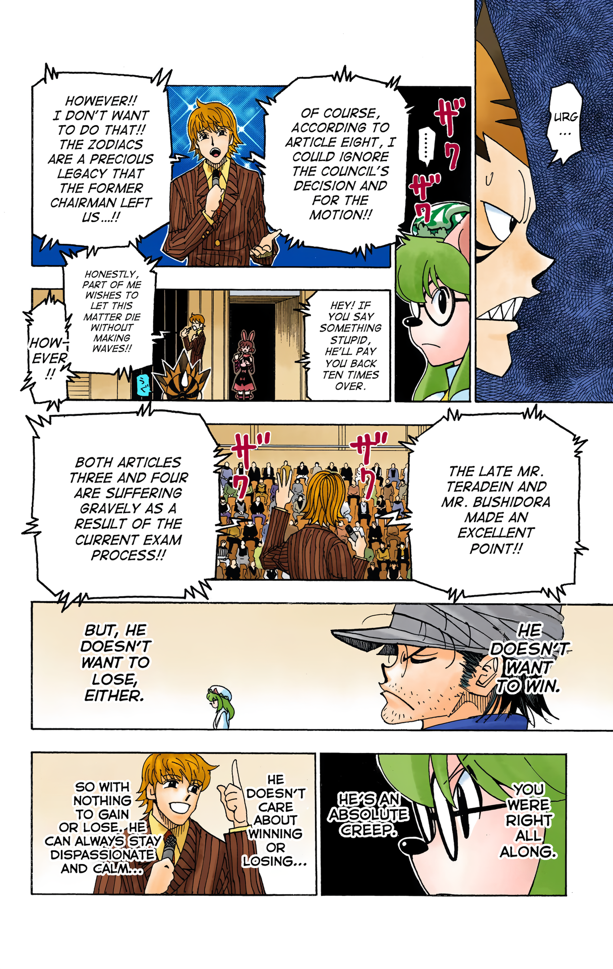 Halaman dari HUNTER x HUNTER (Official Colored) Chapter 334