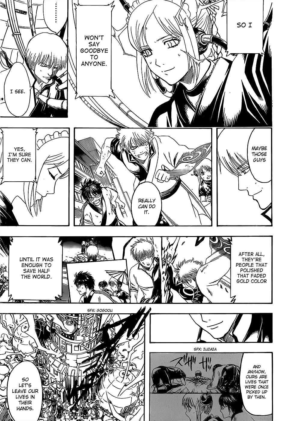 Halaman dari Gintama Chapter 610