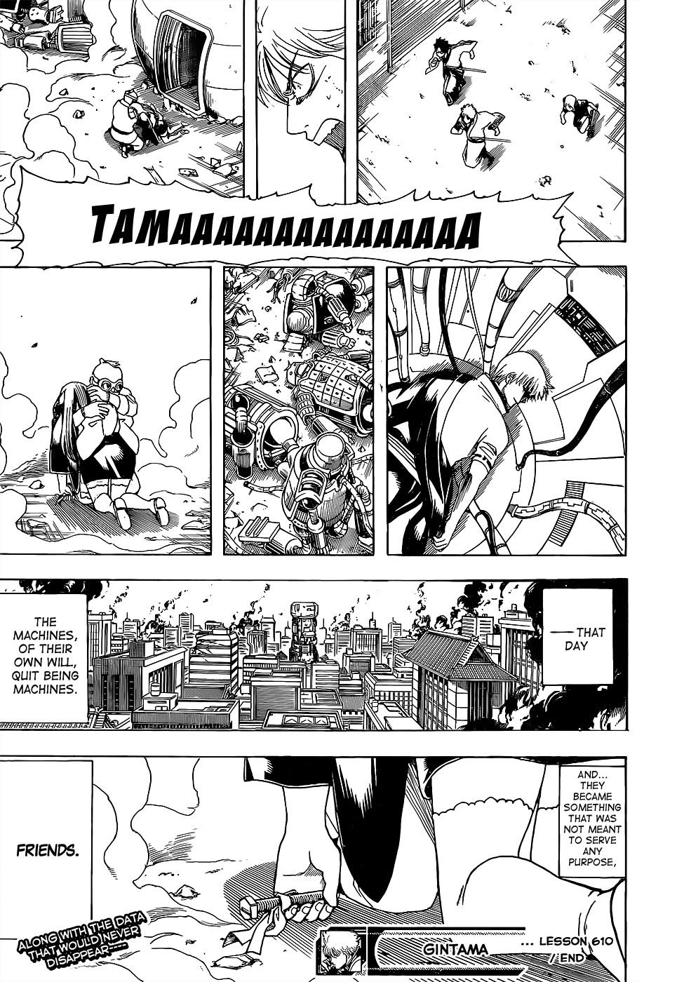 Halaman dari Gintama Chapter 610