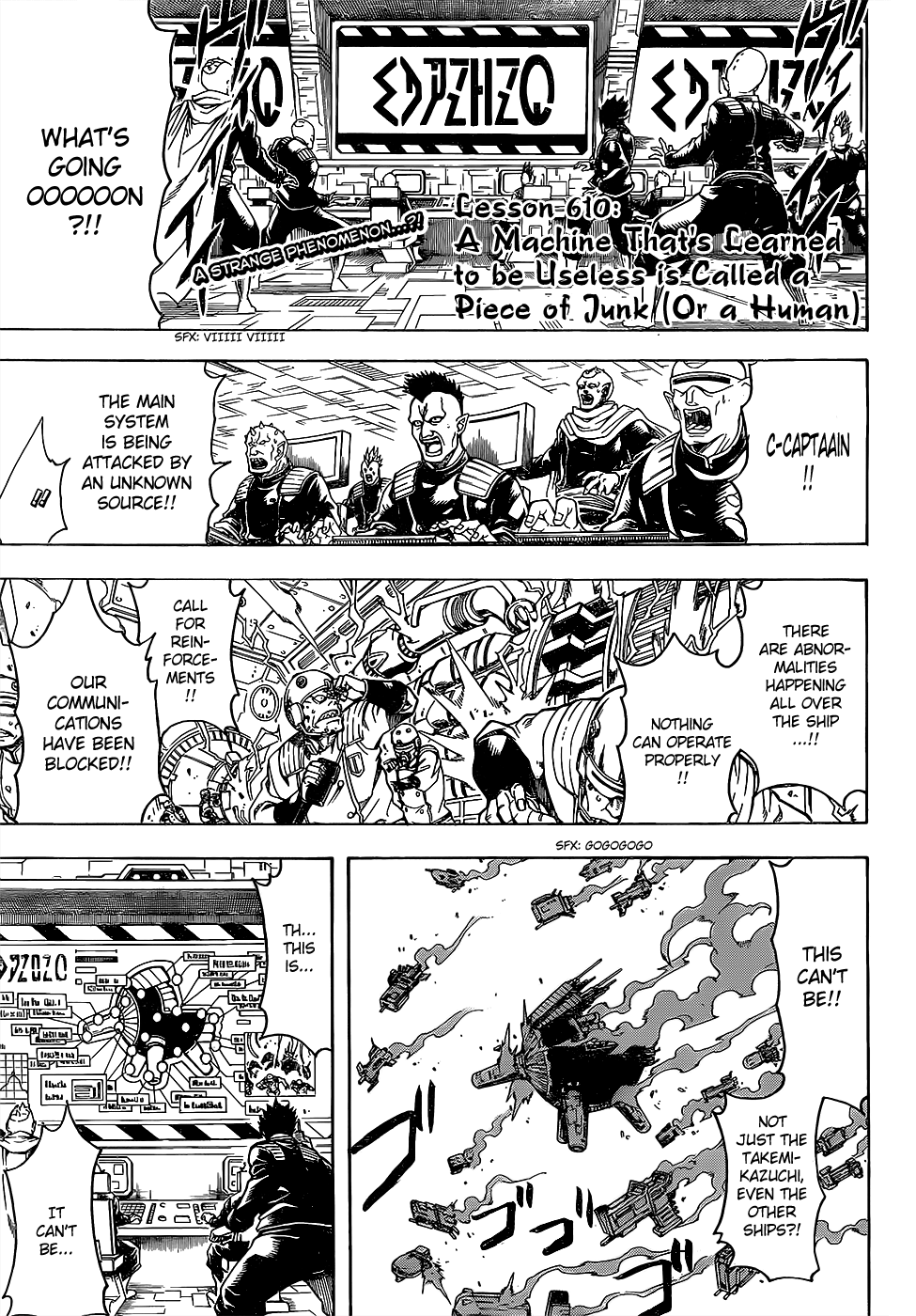 Halaman dari Gintama Chapter 610