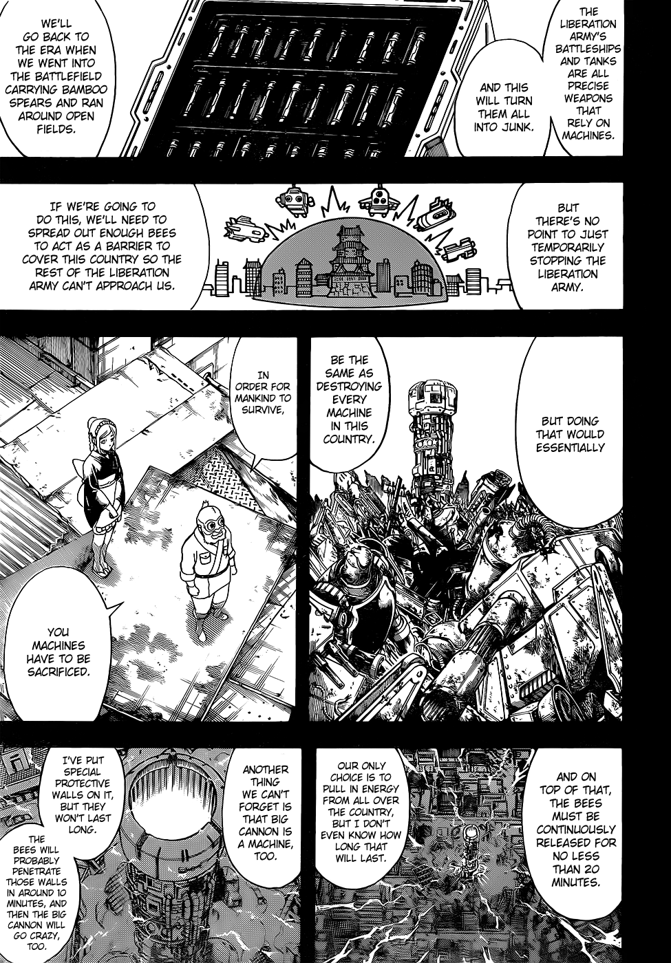 Halaman dari Gintama Chapter 610