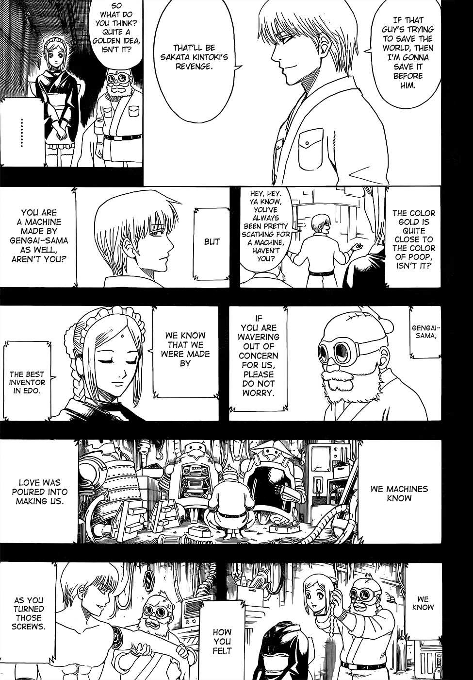 Halaman dari Gintama Chapter 610
