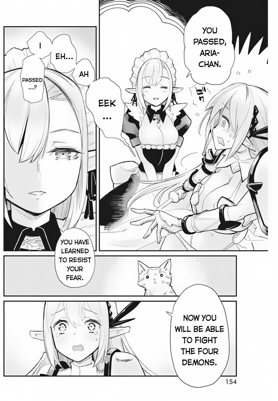 Halaman dari S-Rank Monster no "Behemoth" Dakedo, Neko to Machigawarete Elf Musume no Pet to Shite Kurashitemasu Chapter 46