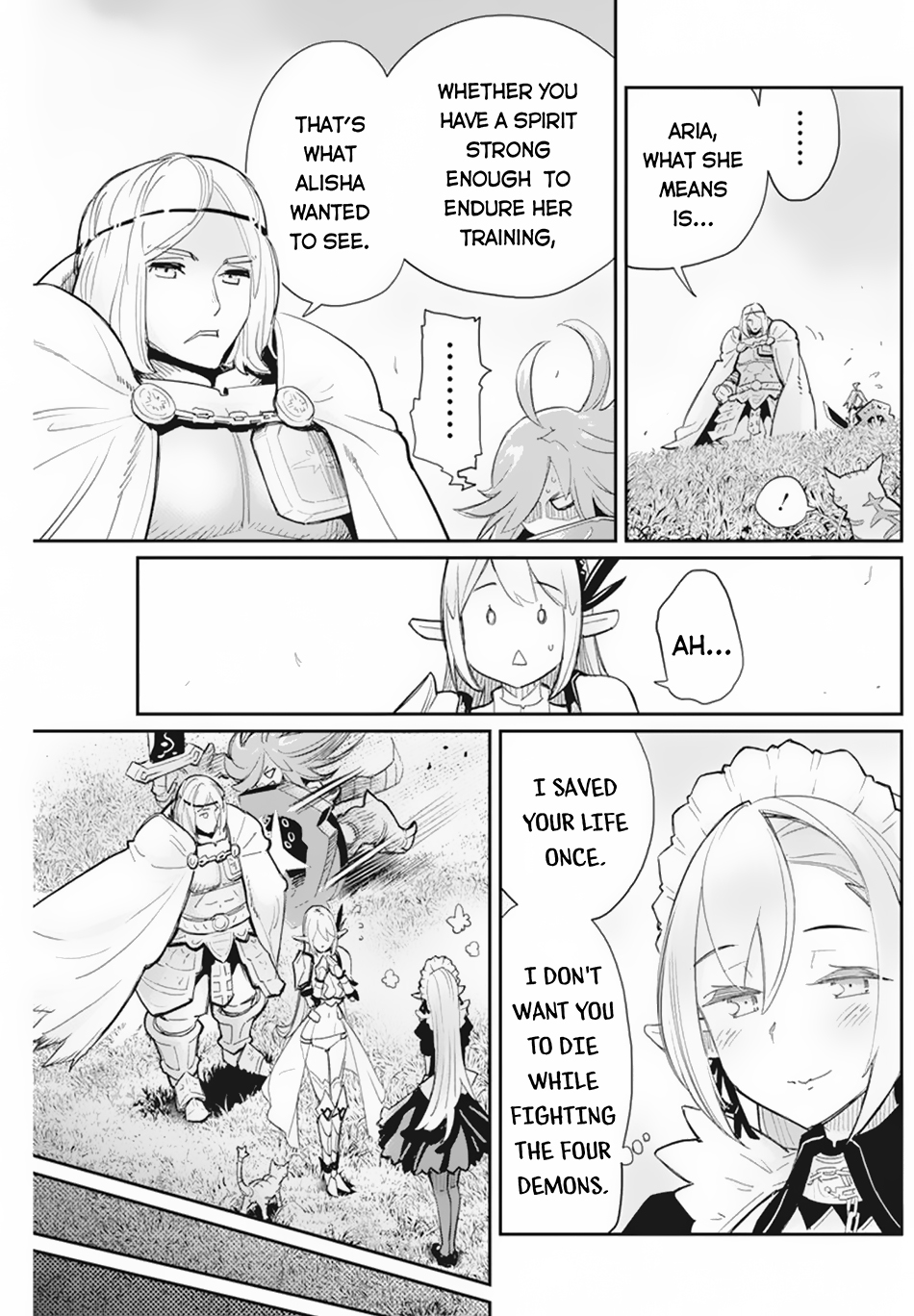 Halaman dari S-Rank Monster no "Behemoth" Dakedo, Neko to Machigawarete Elf Musume no Pet to Shite Kurashitemasu Chapter 46