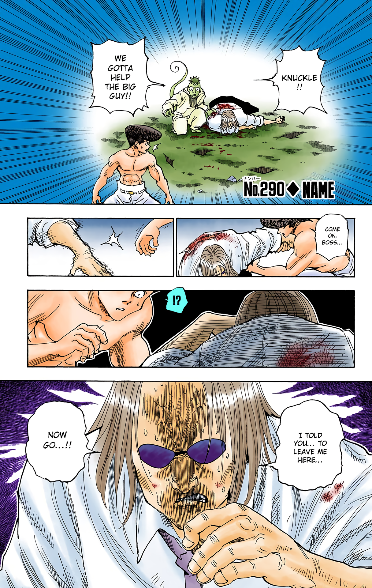 Halaman dari HUNTER x HUNTER (Official Colored) Chapter 290