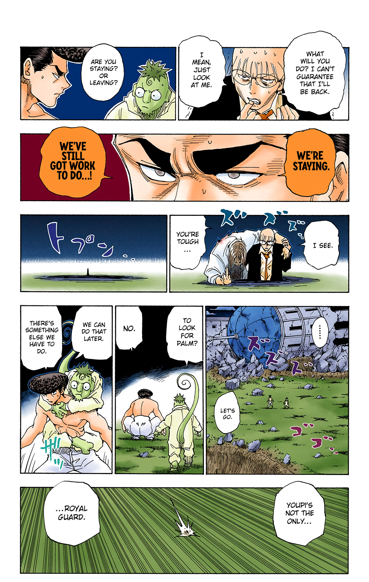 Halaman dari HUNTER x HUNTER (Official Colored) Chapter 290