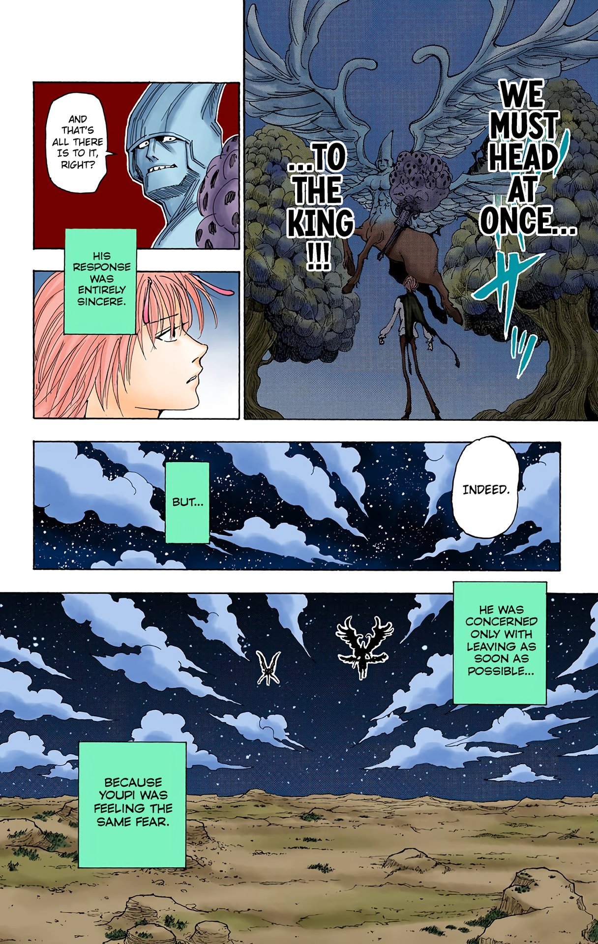 Halaman dari HUNTER x HUNTER (Official Colored) Chapter 290