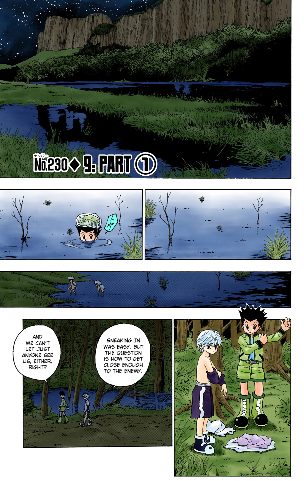 Halaman dari HUNTER x HUNTER (Official Colored) Chapter 230