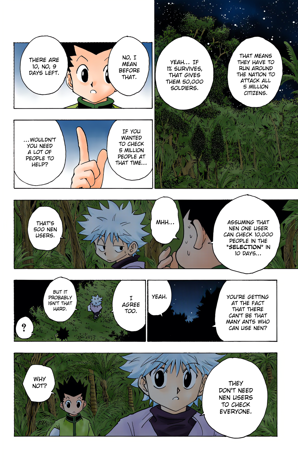 Halaman dari HUNTER x HUNTER (Official Colored) Chapter 230