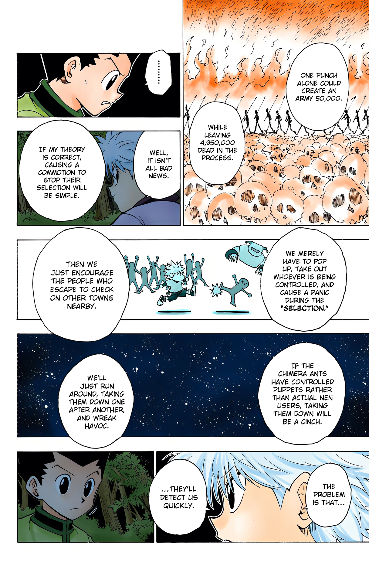 Halaman dari HUNTER x HUNTER (Official Colored) Chapter 230