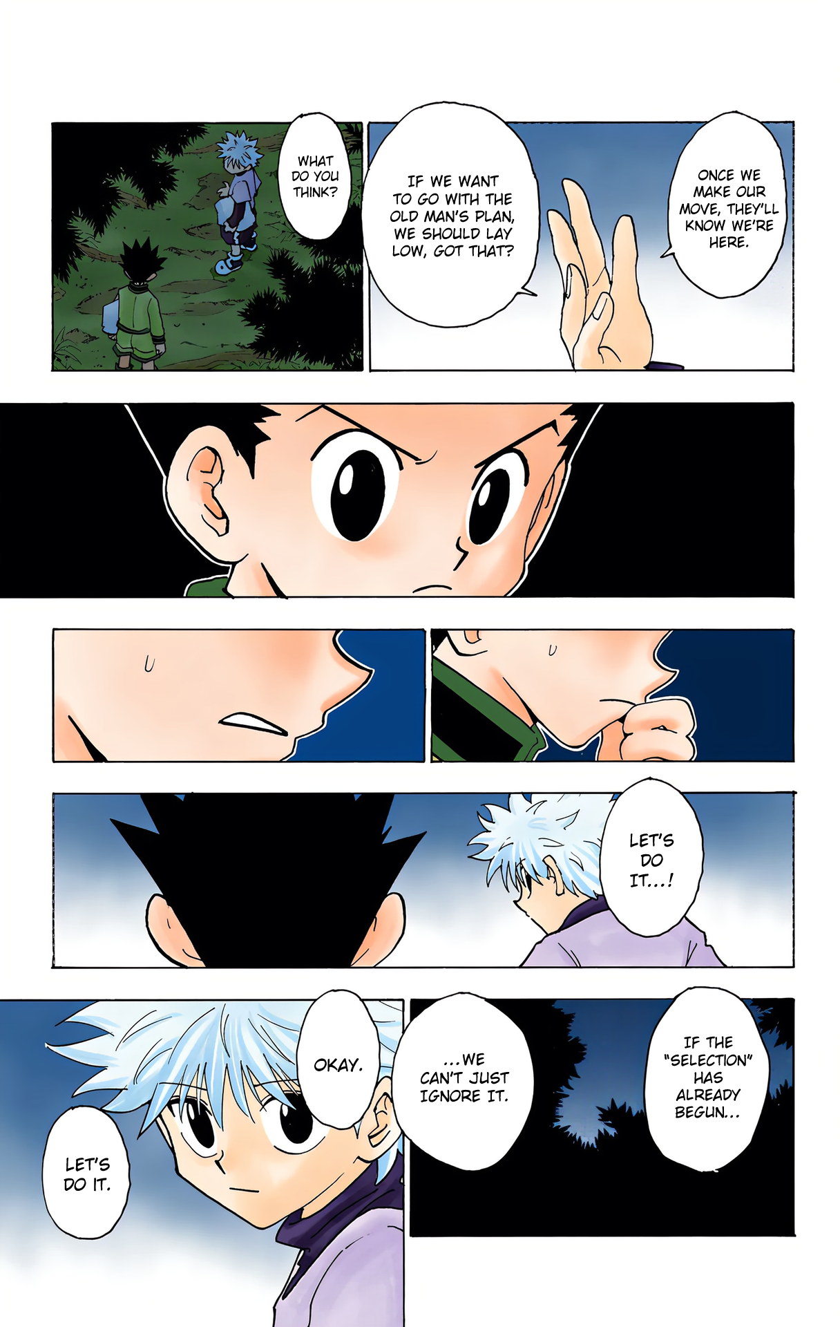 Halaman dari HUNTER x HUNTER (Official Colored) Chapter 230