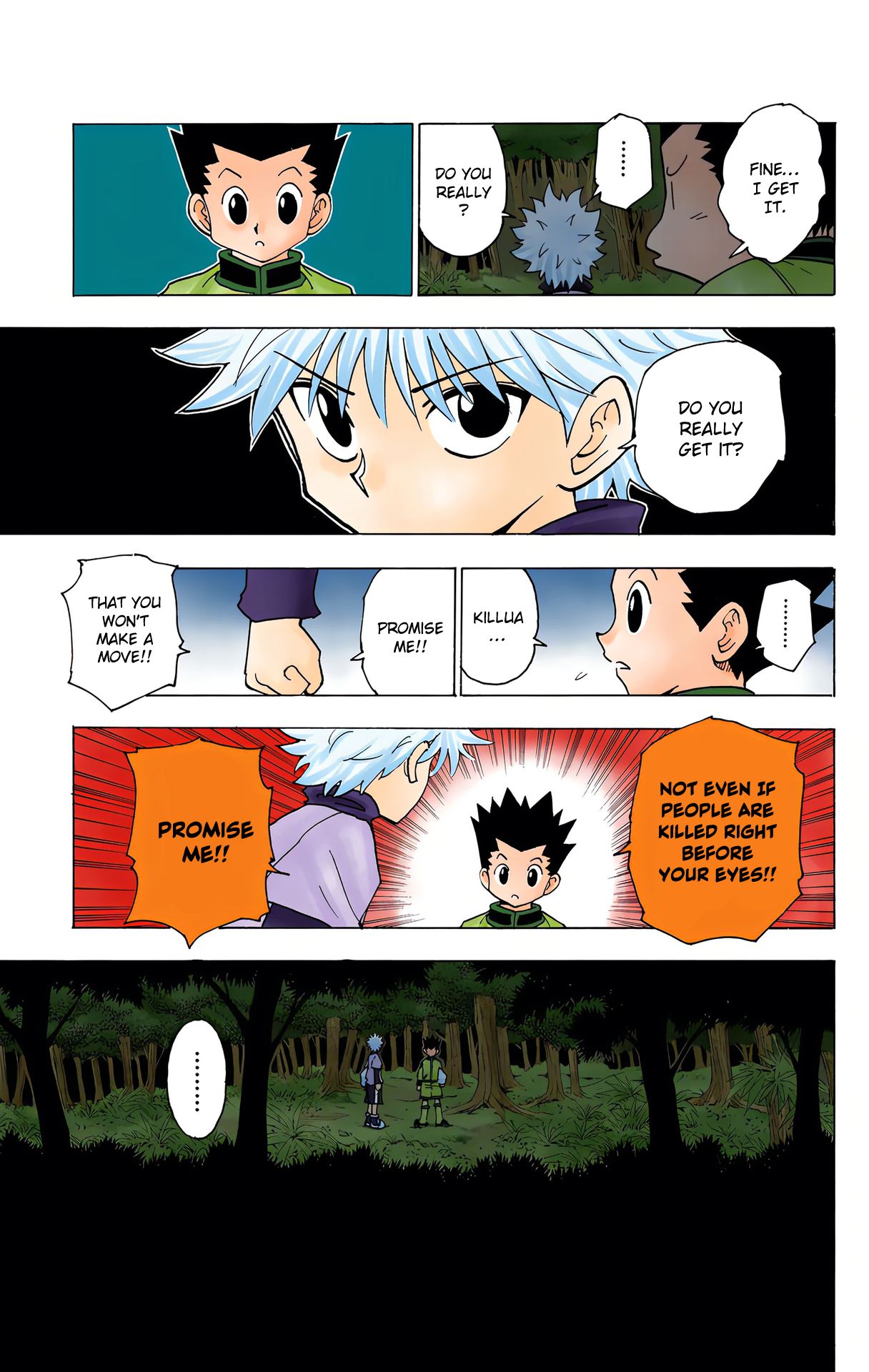 Halaman dari HUNTER x HUNTER (Official Colored) Chapter 230