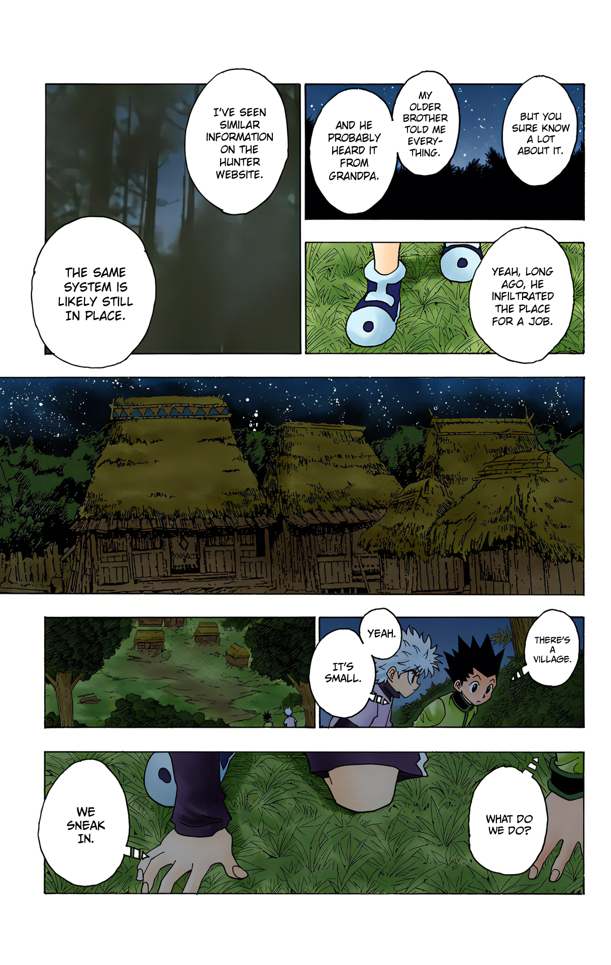 Halaman dari HUNTER x HUNTER (Official Colored) Chapter 230