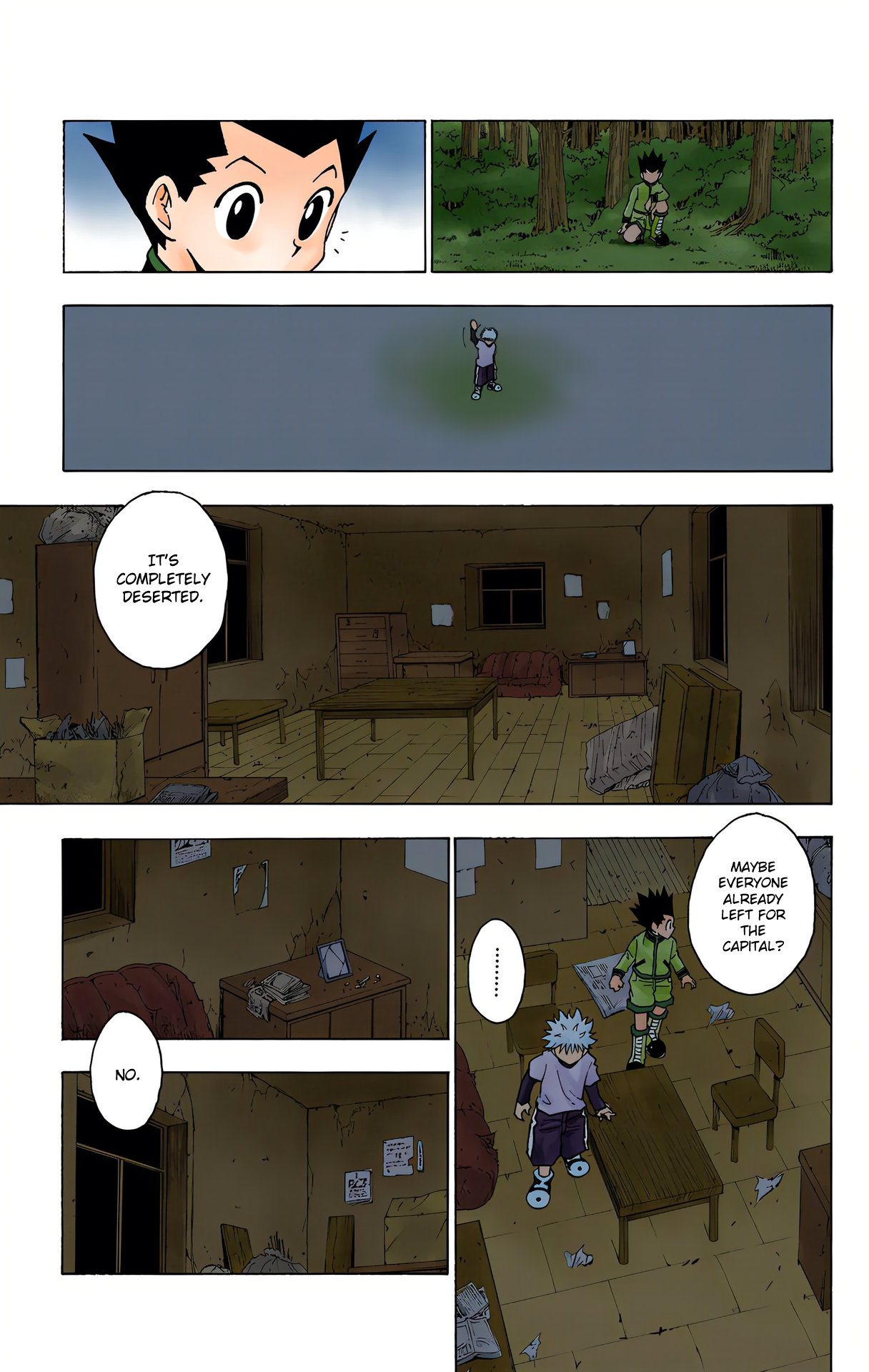 Halaman dari HUNTER x HUNTER (Official Colored) Chapter 230