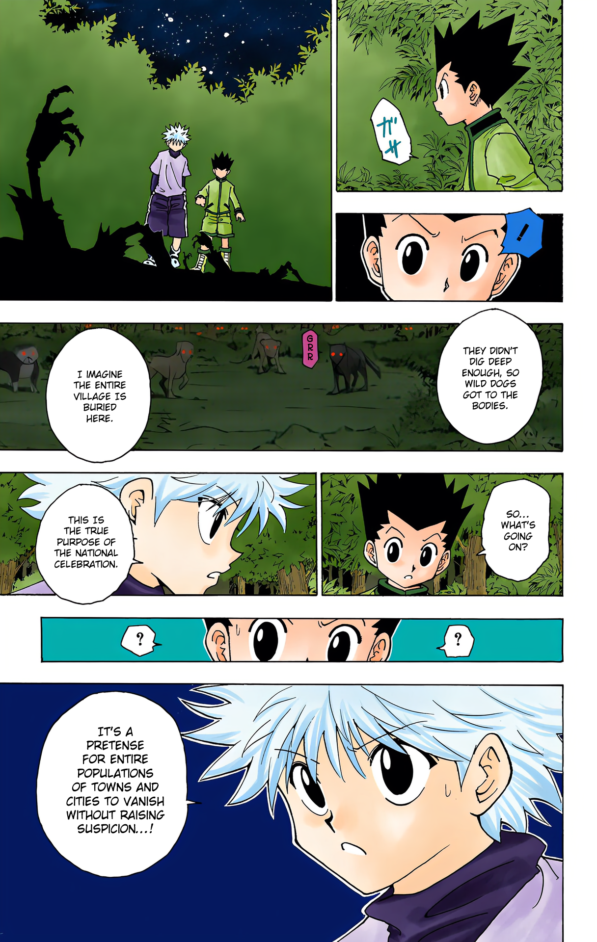 Halaman dari HUNTER x HUNTER (Official Colored) Chapter 230