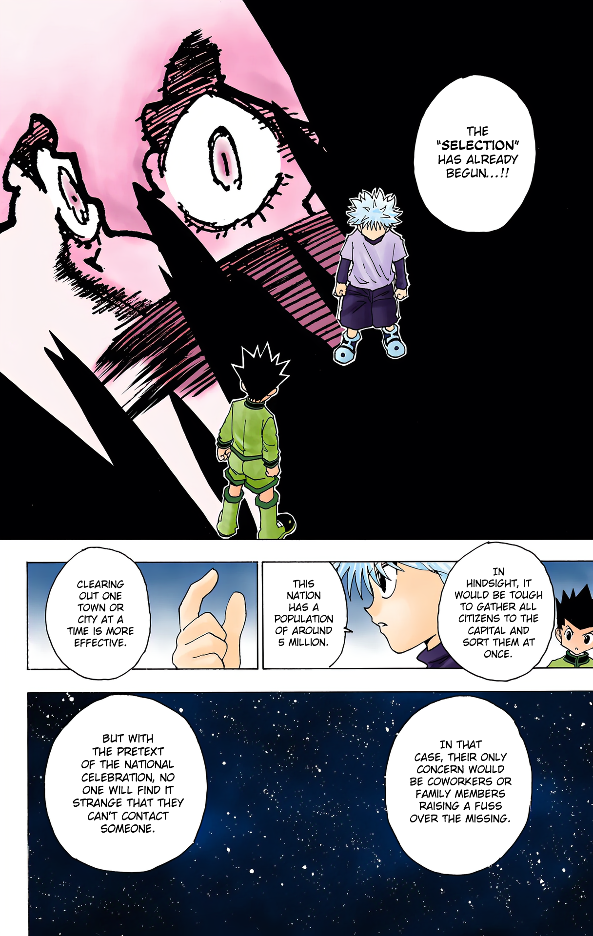 Halaman dari HUNTER x HUNTER (Official Colored) Chapter 230